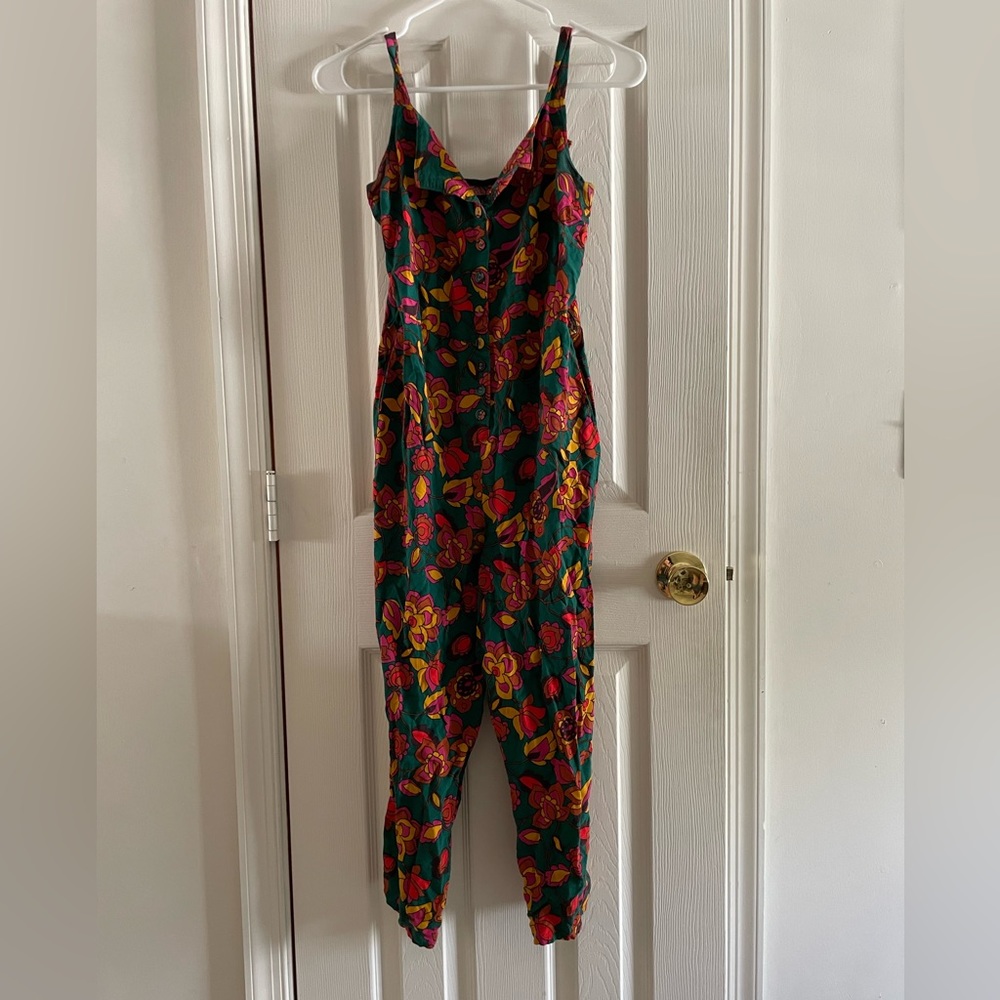 ModCloth Retro Floral Jumpsuit